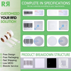 תגית RFID בהתאמה אישית סיטונאית, מדבקת מעקב RFID, תגית NFC לניהול לוגיסטי/מחסנים/קמעונאות - Product Image 5