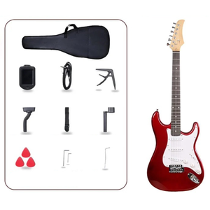 <span class=keywords><strong>Guitarra</strong></span> Eléctrica Estilo ST - Cuerpo <span class=keywords><strong>de</strong></span> Paulownia Sólido con Acabado Brillante, 6 Trémolos Preconfigurados, Ideal para Principiantes, Calibración Profesional - Product Image 5