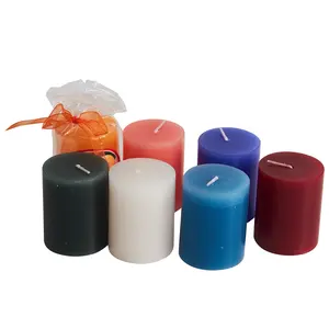paraffin wax for christmas decorative candle cheap pillar candles 3x6