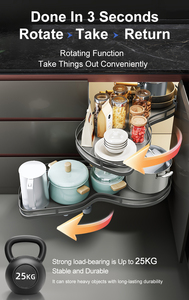 Accessoires de <span class=keywords><strong>cuisine</strong></span> HNOSS, design moderne, coin magique, tiroir coulissant intérieur, tiroir coulissant <span class=keywords><strong>d</strong></span>'<span class=keywords><strong>angle</strong></span> - Product Image 5