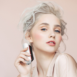 100% in <span class=keywords><strong>pietra</strong></span> naturale massaggiatore elettrico <span class=keywords><strong>viso</strong></span> vibratore Gua Sha strumento di cura di bellezza massaggiatore con luce rossa terapia e funzione di riscaldamento - Product Image 3