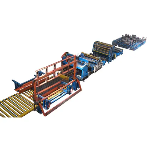 Machine de fabrication de treillis métallique de bobine de ligne de production de soudure de maille d'acier automatique