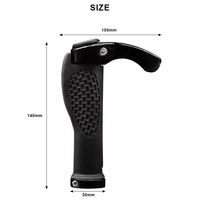 RIDERACE bicicleta antideslizante goma agarre bicicleta ergonómico manillar extremo aleación de aluminio bloqueo montaña Bar Trek Grips