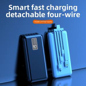 พาวเวอ<span class=keywords><strong>ร</strong></span>์<span class=keywords><strong>แบงค์</strong></span>ขายดี <span class=keywords><strong>ร</strong></span>าคาถูก ความจุ 10000mAh และ 20000mAh พร้อมสายคล้องคอและสายชาร์จในตัว 4 เส้น - Product Image 3