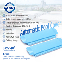 Couverture de piscine automatique rétractable électrique pour piscine, résistante aux UV, imperméable, couvertures rigides pour piscine enterrée