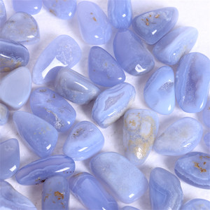 Lucido naturale <span class=keywords><strong>agata</strong></span> blu del merletto cristalli healing ghiaia pietre curative cristalli per la decorazione - Product Image 5