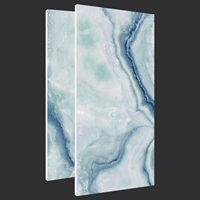Carrelage Céramique Poli Vert Jade Design Moderne 600x1200 Effet Marbre Bleu Vert Onyx Briques Réfractaires Antidérapant Antibactérien Intérieur
