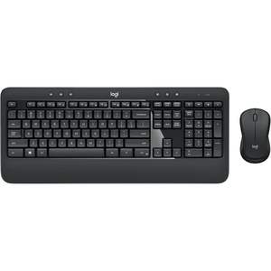 Pour clavier et souris sans fil avancés Mk540, combo 108 touches, touches multimédias, design ergonomique pour PC Windows, noir - Product Image 1