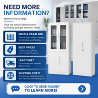 Armoire de classement en acier métallique sécurisée pour documents confidentiels, idéale pour les banques et les bureaux
