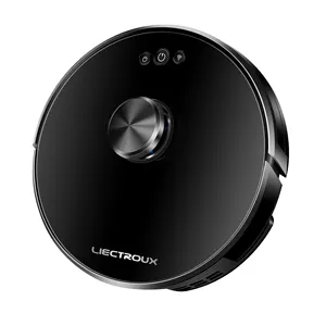 LIECTROUX XR500 Laser Robot Vacuum Cleaner,Wifi,Map Upload & Storage,Hand Drawing Virtual Blocker,Voice Guidance,Water Tank