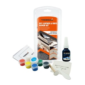 Visbella Kit de réparation de vinyle en <span class=keywords><strong>cuir</strong></span> pour bricolage emballage blister pour sièges de voiture meubles canapé restaure le faux <span class=keywords><strong>cuir</strong></span> artificiel - Product Image 2