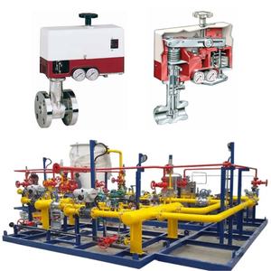 Vanne de régulation de débit de gaz pneumatique sur skid avec vanne Masoneilan série 28000 Varipak, positionneur de vanne SVI1000 7700E, OEM - Product Image 6