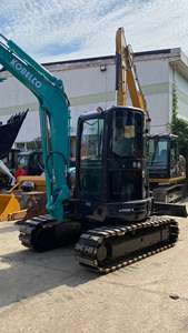Offre Spéciale – Mini-Excavatrice sur Chenilles d'Occasion Kobelco SK55, 6 Tonnes, Moteur Diesel, Boîte de Vitesses, Pompe Hydraulique Kawasaki/Enerpac, Roulement - Product Image 2