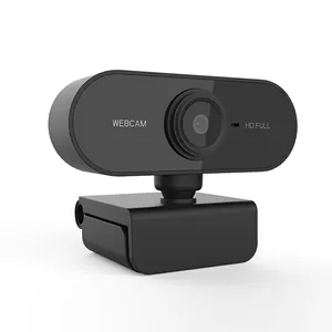 كاميرا ويب 1080P مدمجة بميكروفون للدردشة عبر الفيديو كاميرا ويب للكمبيوتر