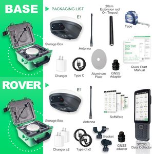 Singularxyz E1 Smart RTK GNSS เซ็นเซอร์ IMU 30 วัน สำหรับการทำแผนที่ ก่อสร้าง GPS สำรวจที่ดิน RTK Base - Product Image 5