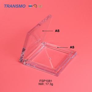 บรรจุภัณฑ์บลัชออนแบบกดอัดจากพลาสติกรีไซเคิล  ตลับใส่บลัชออนเนื้อครีมแบบโปร่งใส  บรรจุภัณฑ์เปล่า - Product Image 3