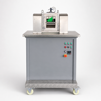 Machine de granulation de plastique, mini moulin à deux rouleaux de bureau, rouleaux de 80 mm, mélangeur de composés PE PP PVC, granulation de laboratoire, CE ISO