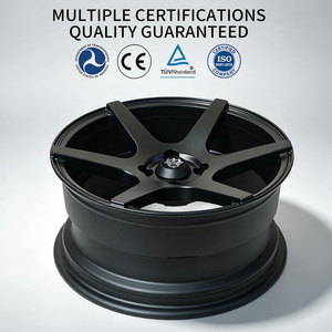 Jantes FLowtone de haute qualité, 15 pouces, 15x6.5, 4x100 ET30, jantes en alliage <span class=keywords><strong>noir</strong></span> pour Honda Civic Fit City CRX Toyota Vios - Product Image 4