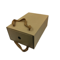 Caja de embalaje de regalo de papel de cartón de lujo Premium al por mayor de fábrica con arte de cinta