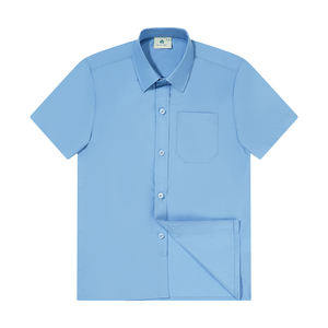 工場卸売カスタムカラー教室男の子学校着用プレーンシャツ学生服制服 - Product Image 1