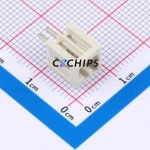 733-332 Plug-in Terminal Block Through hole Component (THT),P=2.5mm Connector 2.5mm Gray Straight Pin 2P - Product Image 1