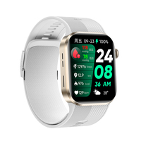 Reloj Inteligente Avanzado con Bomba de Aire, Presión Arterial, Informe de Salud Cardíaca con IA, Entrenamiento Respiratorio, Monitor de Frecuencia Cardíaca y Temperatura
