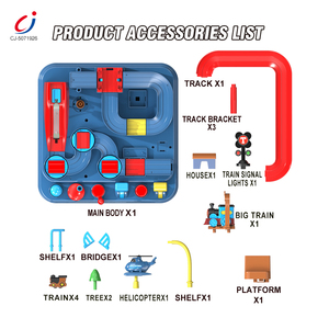 Chengji Console de <span class=keywords><strong>jeu</strong></span> d'aventure jouets éducatifs jeux de société en plastique bébé éducatif enfants autre jouet voie ferrée voiture - Product Image 2