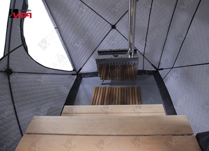 Tente de sauna <span class=keywords><strong>gonflable</strong></span> avec poêle pour 5 personnes Tente de sauna portable du fabricant de Vappasauna - Product Image 5