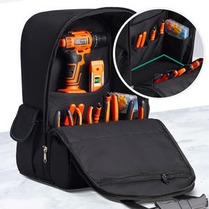 Sac à dos pour outils d'électricien robuste personnalisé, multifonctionnel durable à fond dur - Product Image 6