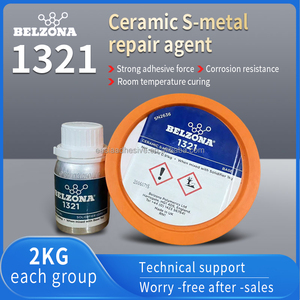 Kit d'adhésif époxy super métallique Belzona 1321 avec base et durcisseur pour la réparation structurelle marine et offshore - Product Image 3