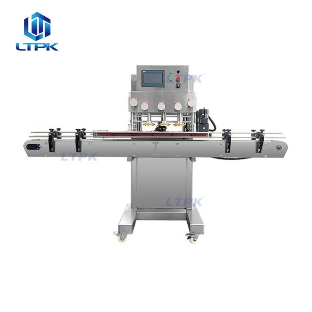 LT-GC6 Automatic Six Wheel Capping Machine Six Heads Glass Pet Bottle Capper Machine Water Vial Screw Cap Making Machine