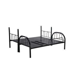 Lit superposé en acier de fabrication industrielle, vente en gros, 2 étages, lits superposés en métal pour dortoir, adultes et enfants - Product Image 4