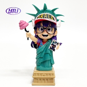 Statua della Libertà in PVC da 14 cm, modello <span class=keywords><strong>Arale</strong></span>, action figure creativa a tema cartone animato, regalo per bambini e amici - Product Image 3