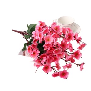 Centros de Mesa para Bodas, Suministros para Decoración, 9 Ramas de Flores Artificiales de Seda Rosa para <span class=keywords><strong>Hotel</strong></span>, Día de San Valentín y Día de la Madre - Product Image 5