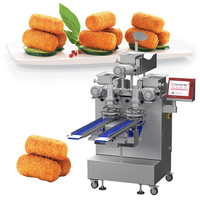 Machine à double remplissage en acier inoxydable 304 pour la fabrication de boules protéinées, de gâteaux de lune et de churros, idéale pour les petites entreprises