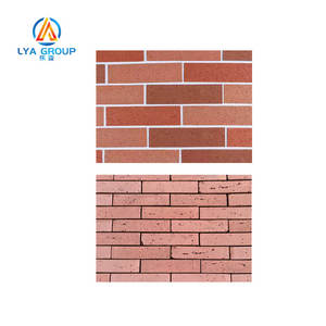 Tuiles de briques fendues souples pour le visage, MCM, revêtement de briques rouges souples pour les murs extérieurs - Product Image 2