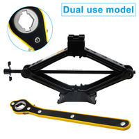 Clé à cliquet pour cric de voiture, clé à molette pour cric ciseaux, clé à écrous de roue de garage, clé à cliquet ergonomique, outil de réparation automobile