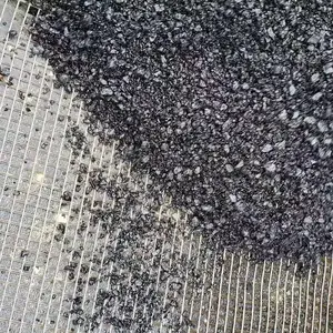 50kn 100kn Fabrikant Zwart Asfalt Bestrating Glasvezel Mesh Geogrid Voor Versterking