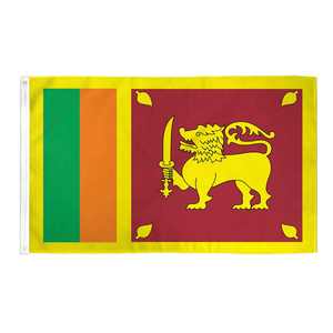 Bandiera Sri <span class=keywords><strong>Lanka</strong></span> colore personalizzato resistente poliestere stampa digitale diretta di fabbrica di alta qualità tutte le bandiere nazionali - Product Image 1