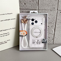Base de protection Ice Crystal 360 Re-Release compatible avec l'étui de téléphone iPhone 18 Pro Max en coffret cadeau, le sac Apple 17 Pro et l'ordinateur portable de 16 pouces.