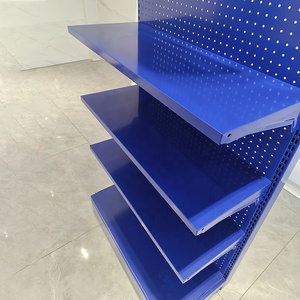 낮은 MOQ 사용자 정의 헤비 듀티 철 소매 선반 디스플레이 슈퍼마켓 단일 선반 선반 선반 소매 상점 가격 - Product Image 4