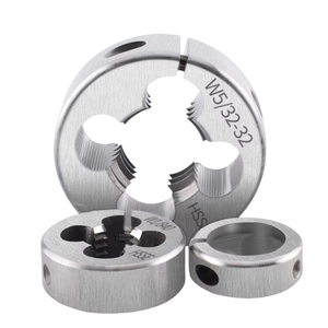Matrices de filetage AR-D réglables 1 pièces HSSE British BSW 1/<span class=keywords><strong>8</strong></span> -40 5/32 <span class=keywords><strong>3</strong></span>/16 -<span class=keywords><strong>24</strong></span> 7/32-<span class=keywords><strong>24</strong></span> 1/4-18 5/16 <span class=keywords><strong>3</strong></span>/<span class=keywords><strong>8</strong></span>-1/2 en acier inoxydable Tap & Die - Product Image 2