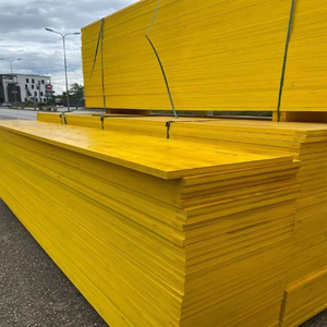 Premium 3 Layer Yellow <strong>Shuttering</strong> Board Waterproof Wear Resistant Concrete <strong>Formwork</strong> Plywood - Product Image 1