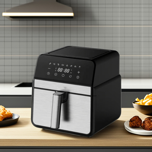 1700W 8.5L capacità di cottura friggitrice ad aria elettrica in acciaio inox friggitrici ad aria cucina Full Screen <span class=keywords><strong>Touch</strong></span> - Product Image 4