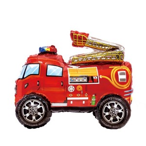 Vente en gros véhicule autobus scolaire <span class=keywords><strong>voiture</strong></span> <span class=keywords><strong>de</strong></span> <span class=keywords><strong>police</strong></span> camion <span class=keywords><strong>de</strong></span> pompier ingénierie modélisation dessin animé feuille d'aluminium ballon jouet pour enfants - Product Image 3