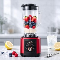 Robot culinaire multifonction robuste avec hachoir à viande, 1200W/2200W, mixeur 5 litres pour igname pilée et noix dures