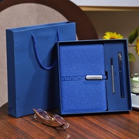 Nouveauté 2026 : Carnet et stylo en cuir PU gaufré, personnalisables avec le logo de votre entreprise – Coffret cadeau promotionnel