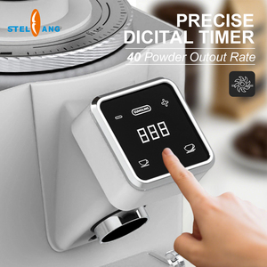 Macinacaffè da 1200g <span class=keywords><strong>regolabile</strong></span> <span class=keywords><strong>a</strong></span> 11 <span class=keywords><strong>velocità</strong></span> 74mm macchina per macinare caffè Touch Screen in acciaio inossidabile - Product Image 5