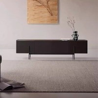 Meuble TV moderne et minimaliste le plus vendu pour salon et chambre à coucher, en bois massif. Conception durable et écologique directement de Chine