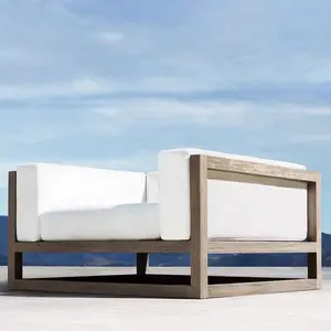 Bộ ghế sofa ngoài trời khung nhôm kết hợp phong cách hiện đại Bắc Âu, dành cho sân vườn, ban công. - Product Image 4